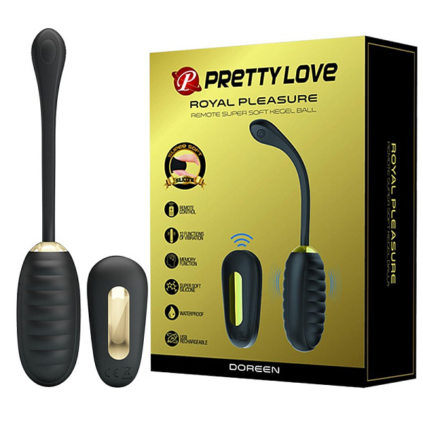 Виброяйцо с пультом «PrettyLove Royal Pleasure»