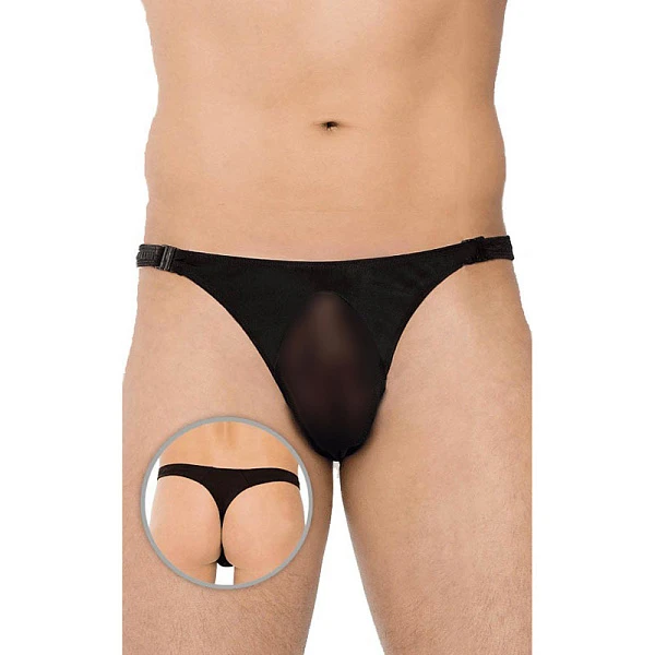 Стринги с вставкой из сеточки «SoftLine» (M/L)