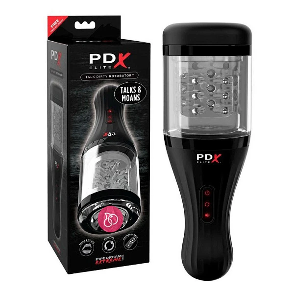 Вибромастурбатор-ротатор с голосовым сопровождением «Talk Dirty Rotobator»