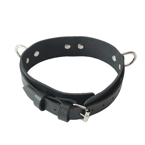 Широкий БДСМ-ошейник «Эролайф»