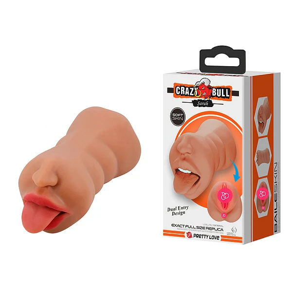 Мастурбатор вагина-ротик «Crazy Bull Sarah»
