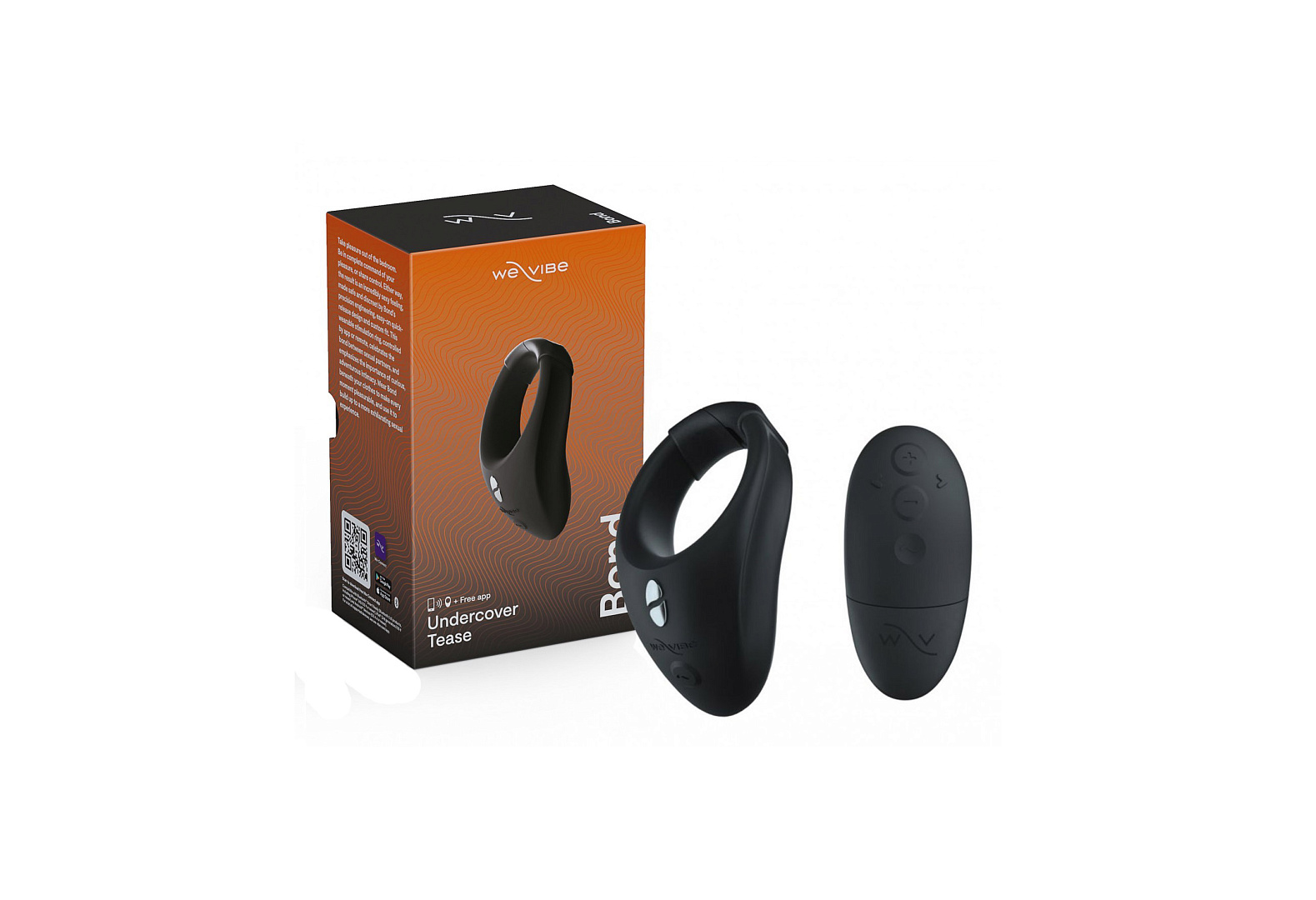 Безразмерное эрекционное кольцо «We-Vibe Bond» с вибрацией