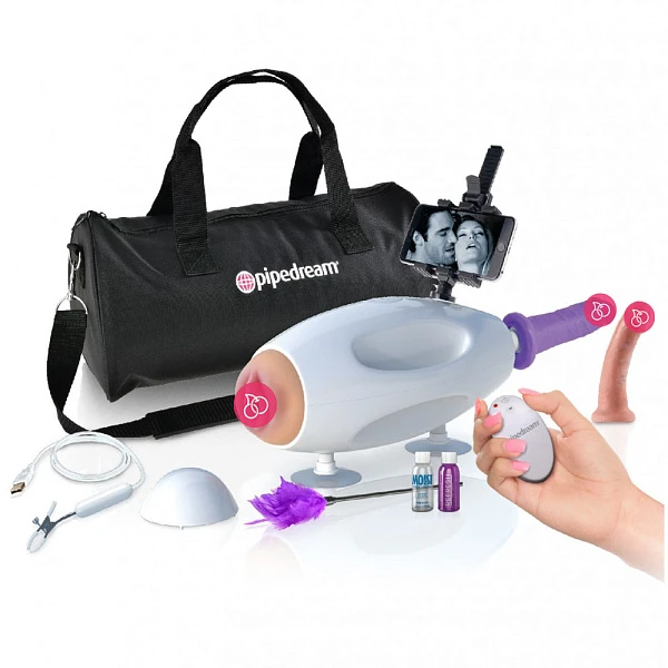 Двусторонняя секс-машина для пар с пультом «Fetish Fantasy Series»