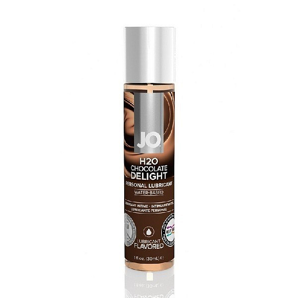 Съедобный лубрикант со вкусом шоколада «JO H2O Chocolate», 30 мл