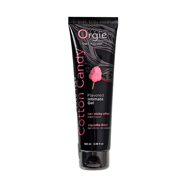 Интимный гель «Lube Tube Cotton Candy» на водной основе со вкусом сахарной ваты, 100 мл