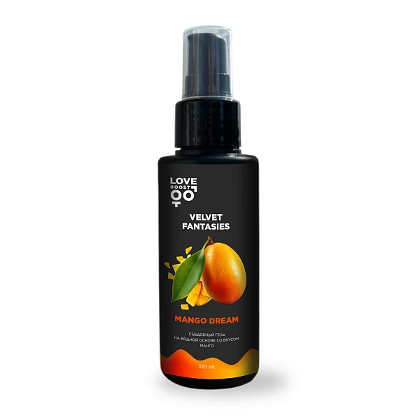 Съедобный гель «LoveBoost Velvet Fantasies Mango Dream», 100 мл