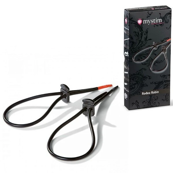 Эрекционное лассо с электростимуляцией «Mystim Rodeo Robin»