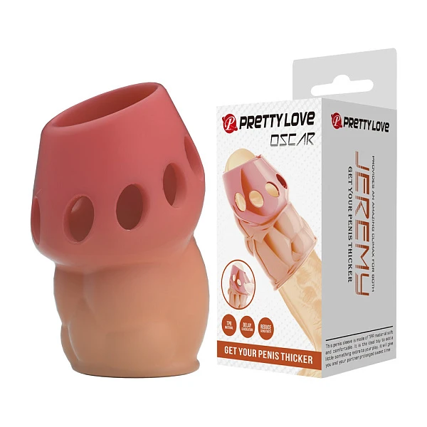 Насадка на член «Oscar», розовая