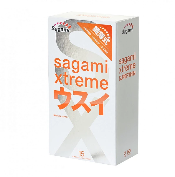 Презервативы ультратонкие «Sagami Xtreme Superthin 0.04» №15