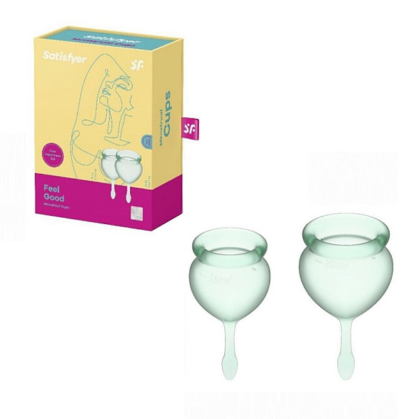 Набор менструальных чаш «Satisfyer Feel good» (light green)