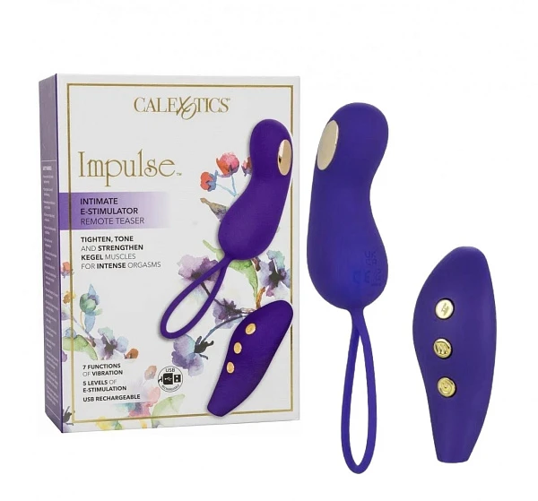 Вибромассажер «Impulse Intimate RemoteTeaser» с электростимуляцией и пультом