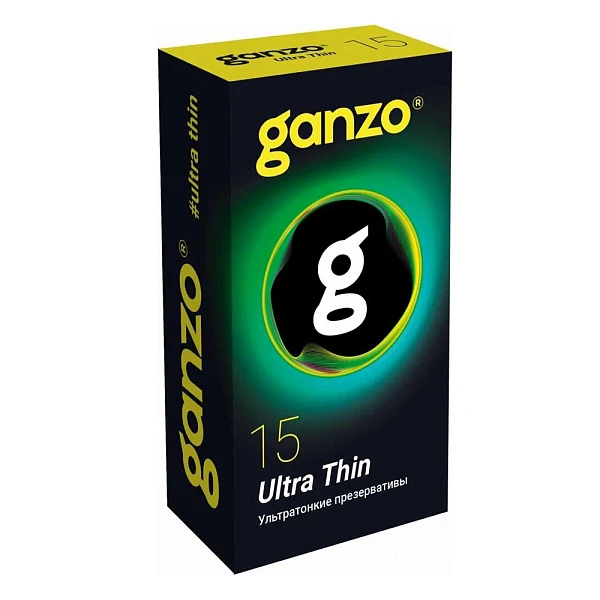 Презервативы ультратонкие «Ganzo Ultra Thin», №15