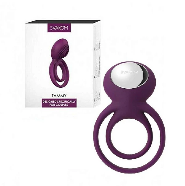Эрекционное виброкольцо «Svakom Tammy» с подхватом мошонки