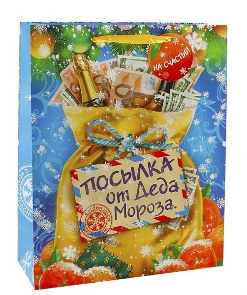 Новогодний пакет «Посылка от Деда Мороза»
