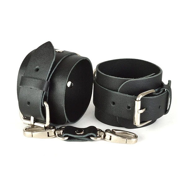 Наручники «IDEAL» с серебристой фурнитурой