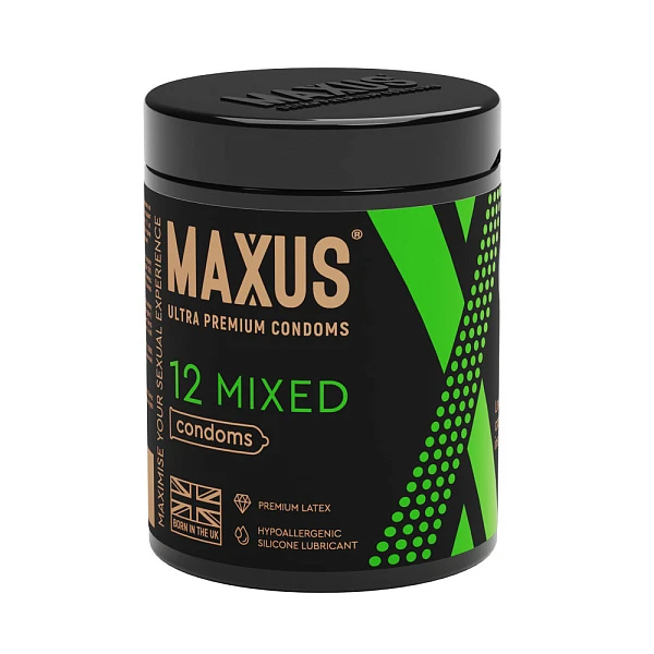 Презервативы «MAXUS Mixed», 12 шт
