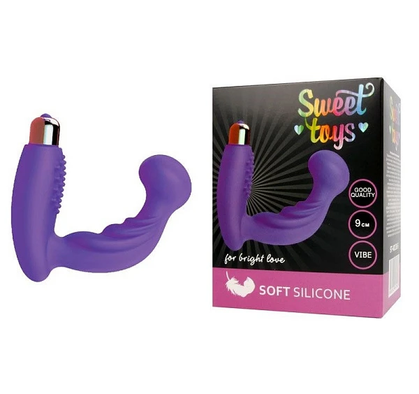 Изогнутый вибромассажер «Sweet Toys»