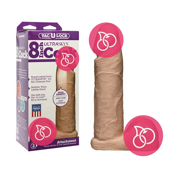 Реалистичная насадка-фаллоимитатор «Harness 8' Ultraskyn Cock»