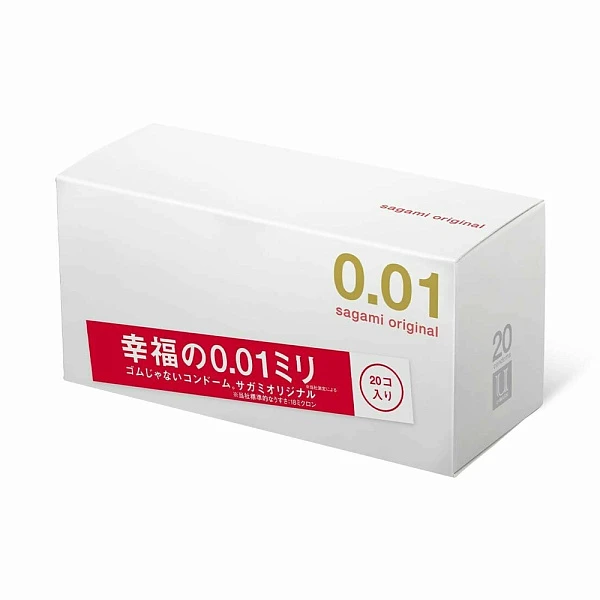 Полиуретановые презервативы «SAGAMI Original 0.01», №20