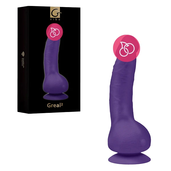 Реалистичный вибратор «Greal 2», фиолетовый