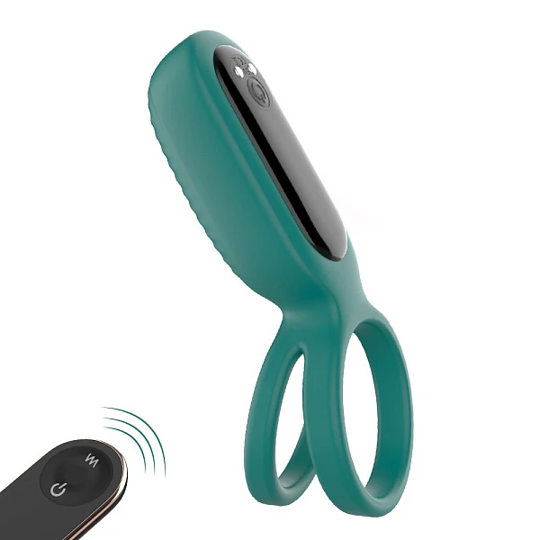 Виброкольцо с подхватом мошонки «S-HANDE Squidward»