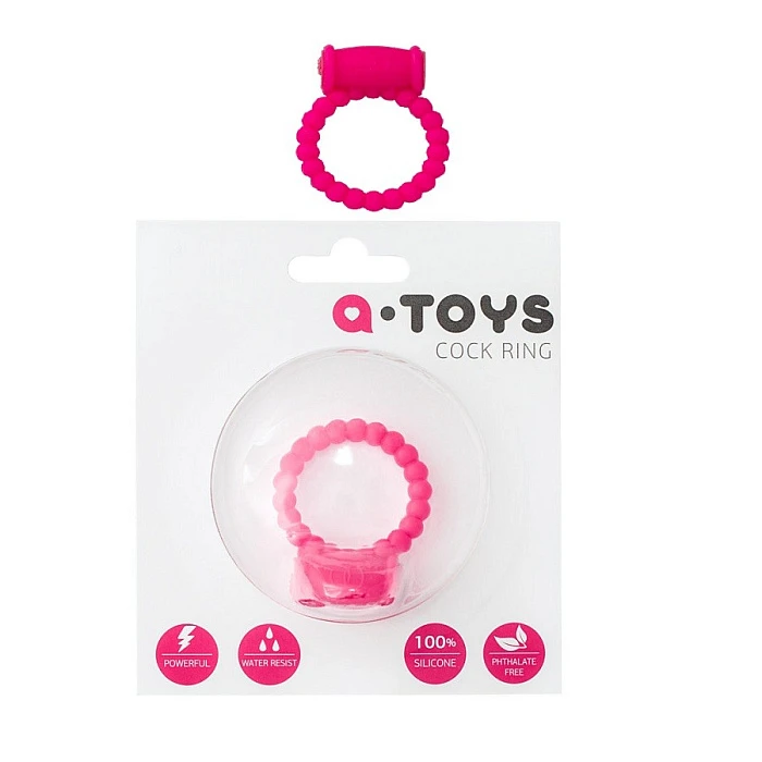 Виброкольцо на пенис «A-TOYS Cock Ring» изображение №3
