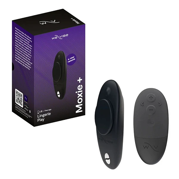 Вибростимулятор в трусики «We-Vibe Moxie+», черный