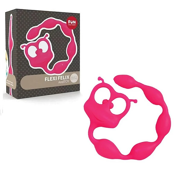 Анальная цепочка «Flexi Felix», розовая