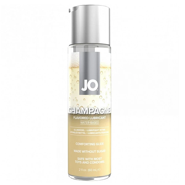 Съедобная смазка «JO H2O Шампанское», 60 мл