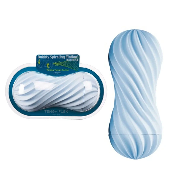 Мастурбатор «Tenga Flex - Bubbly Blue»