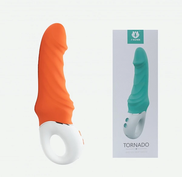 Вибратор «Tornado Orange»