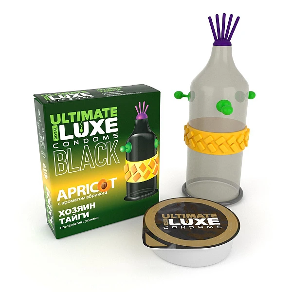 Презерватив Luxe Black Ultimate «Хозяин Тайги», 1 шт