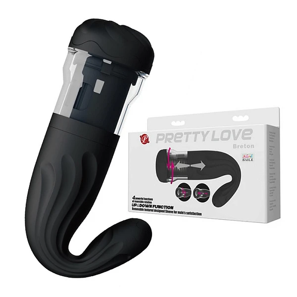 Перезаряжаемый мастурбатор «Breton 2» с ротацией