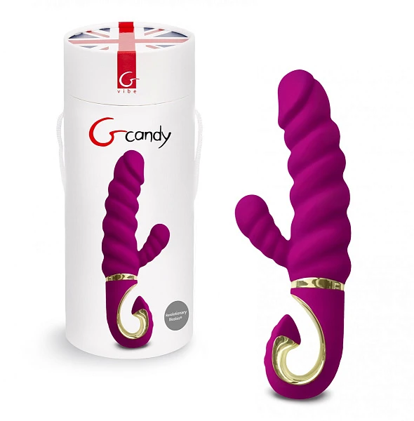 Анатомический витой вибратор «Gvibe Gcandy»