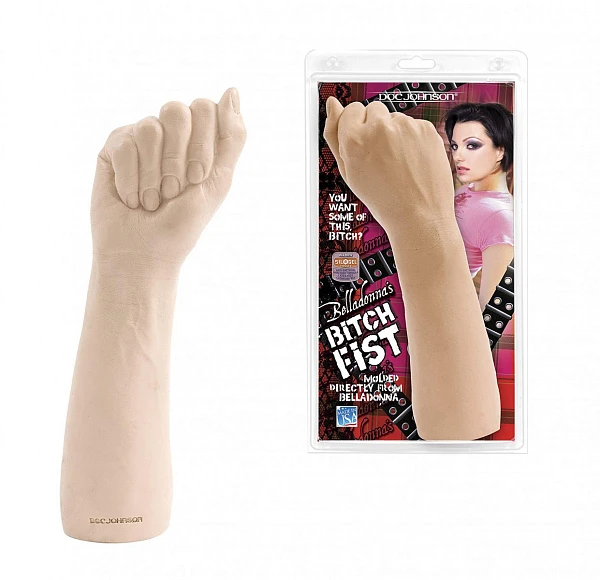 Анальный массажер - сжатая рука для фистинга «Belladonna's - Bitch Fist»
