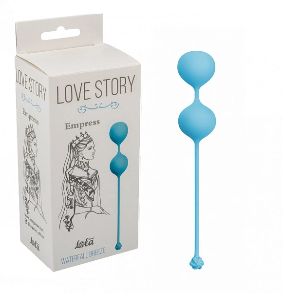 Вагинальные шарики «Love Story Empress», голубые