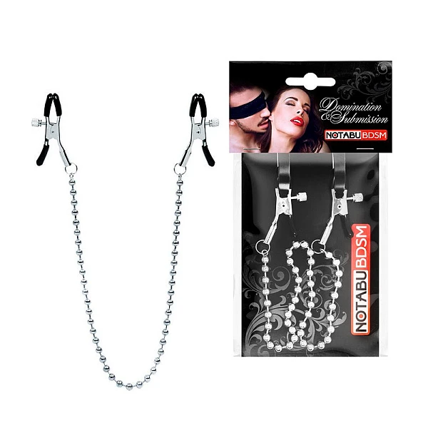 Зажимы на соски с цепочкой