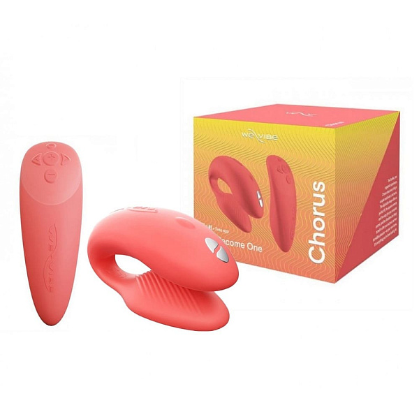 Вибростимулятор для пар «We-Vibe Chorus», коралловый