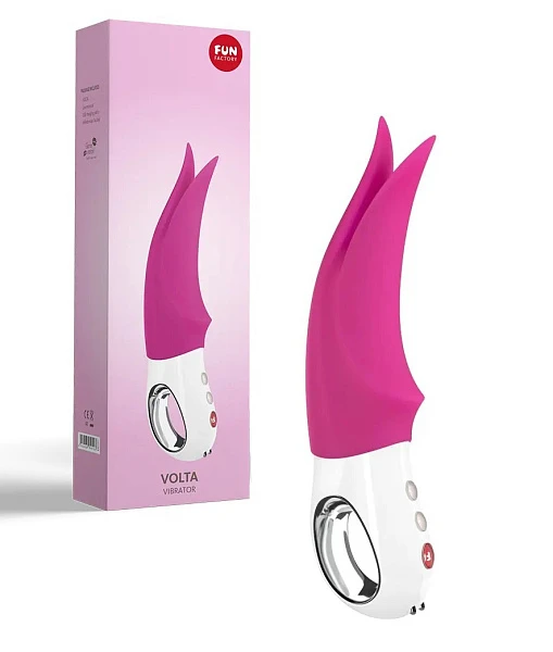 Вибростимулятор с подвижными язычками «Volta G5», ежевичный