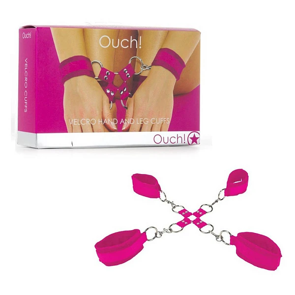 Комплект для бондажа «VELCRO HAND AND LEG CUFFS»
