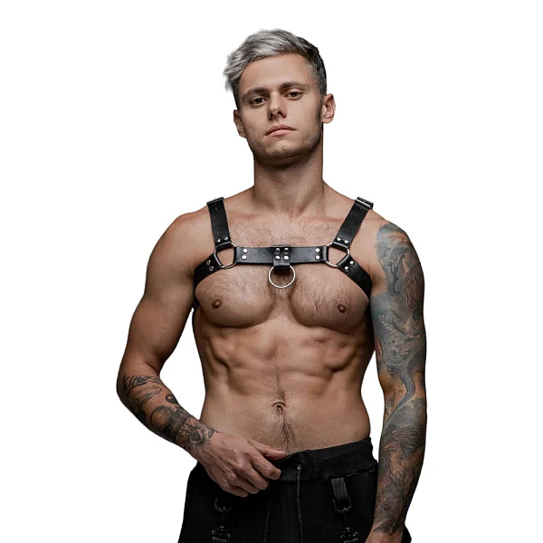Мужская кожаная портупея «ARES» (M/L)