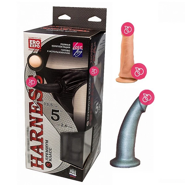 Трусики с двумя насадками «Cuba»