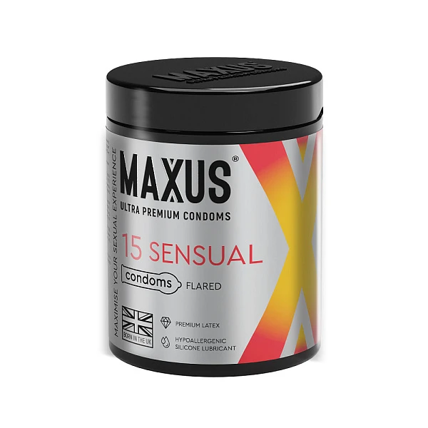 Презервативы анатомической формы «MAXUS Sensual», 15 шт