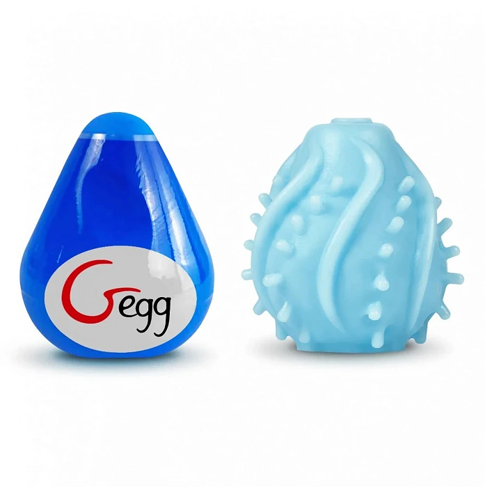 Яйцо-мастурбатор «GVibe Gegg Blue» изображение №6