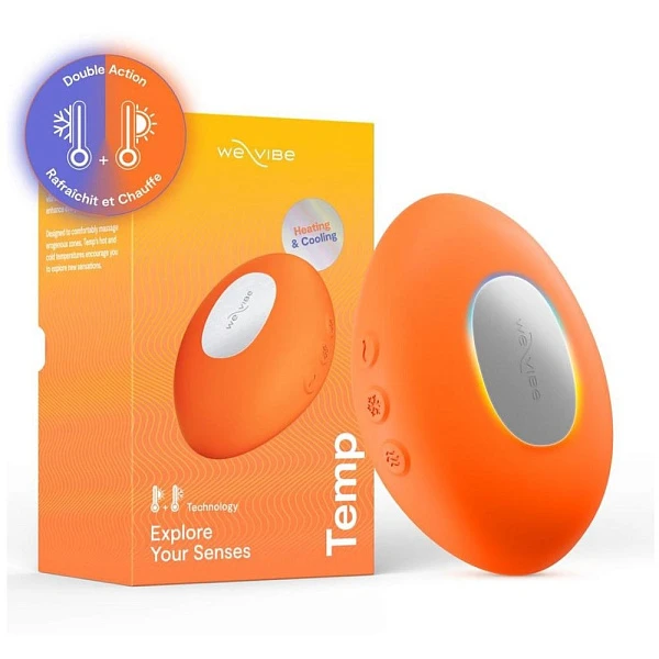 Вибратор с игрой температур "We-Vibe Temp", оранжевый