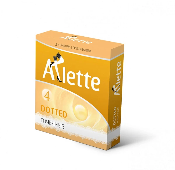 Презервативы «Arlette Dotted» №3, точечные