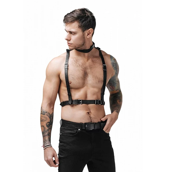 Мужская кожаная портупея «ATTIS» (L/XL)