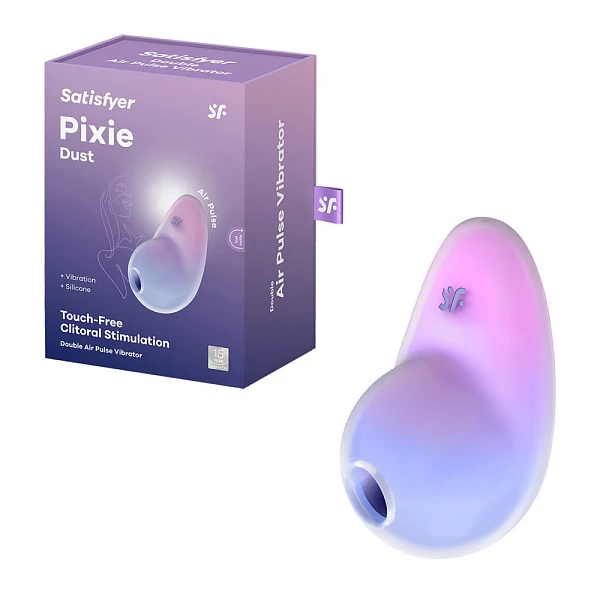 Вакуумно-волновой вибростимулятор «Pixie Dust», пурпурный