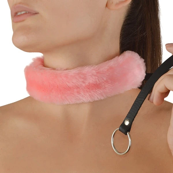 Ошейник «Lite» с поводком и съемным мехом