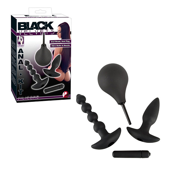 Набор анальных игрушек «Black Velvets - Anal Kit»